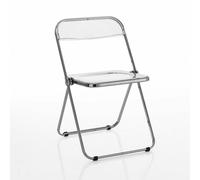 Tomasucci sedia pieghevole sekka transparent set da 4