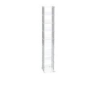 Tomasucci Wink Design Latina Porta CD, metacrilato, H117 x L24 x P21 cm, Trasparente