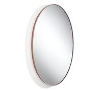 Tomasucci Wink Design, OVAL COPPER, Specchio da Parete Ovale in Rame, 80 cm x 45 cm