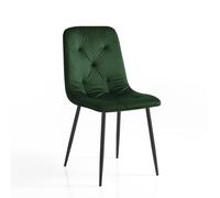 Tomasucci Wink Design Set 4 sedie in microfibra effetto velluto Honolulu GREEN