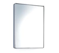 Tomasucci Wink Design Specchio da Parete NEAT, Cornice in Acciaio Cromato, 48 cm x 36 cm x 3,5 cm