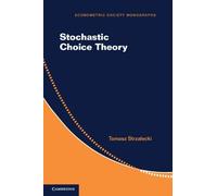 Tomasz Strzalecki Stochastic Choice Theory (Tascabile)
