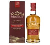 Tomatin Cask Strenght Whiskey - Highland Single Malt Scotch Whisky Maturato in Botti di Bourbon e Sherry, 58%, Bottiglia in Vetro da 70cl