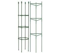 Tomato Cage - 3 Pieces Adjustable Plant Support | Growing Frame, Heavy Duty Vegetable Trellis Climbing Vine Holder Pepper Flower Fruit Garden Structure Raised Bed Stake