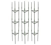 Tomato Cage Heavy Duty Sturdy Steel Core Plastic Coated Plant Support Stakes for Garden Pots Indoor Outdoor Use 3 Pack (160 cm)
