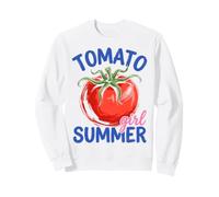 Tomato Girl Summer Garden Veggie Lover Aesthetic Felpa
