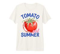 Tomato Girl Summer Garden Veggie Lover Aesthetic Maglietta Premium