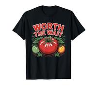Tomato Harvest Basket Illustration Abundant Backyard Grower Maglietta