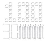Tomato Plant Support, Tomato Vine Climbing Frame, Trellis Fastening Clip & Hook Set, Multifunzionale Garden Accessory for Cucumber Rose Grape Vegetable Balcony Greenhouse Plant Care