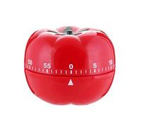 Tomato-Shaped Mechanical Timer - Loud Alarm Visual Kitchen Timer for Cooking, Baking Grilling Study Work Home, Office, School, Classroom Kitchen Counter Cooking Reminder