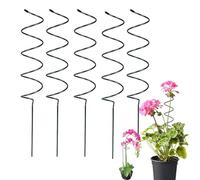 Tomato Twist Stake, 2025 New Spiral Tomato Stakes for Climbing Plants, Multipack Metal Supports, Garden Stake Frame for Potted Tomatoes, Roses, Vine (5 Pcs Spiral)