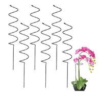 Tomato Twist Stake,6/10PCS Spiral Tomato Stakes,2025 New Plant Support Stakes Single Stemmed Flower Support Hoops Spiral, to Grow Upright Makes Plants (Curved type,6pcs)