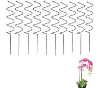 Tomato Twist Stake,6/10PCS Spiral Tomato Stakes,2025 New Plant Support Stakes Single Stemmed Flower Support Hoops Spiral, to Grow Upright Makes Plants (Curved type,10pcs)