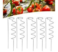 Tomato Twist Stake, Spiral Plant Support, Tomato Spiral Stakes, Plant Supports, Limbing Plant Stake Tower Plant Supports (A+B-10PCS)