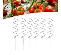 Tomato Twist Stake, Spiral Plant Support, Tomato Spiral Stakes, Plant Supports, Limbing Plant Stake Tower Plant Supports (B-6PCS)