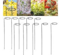 Tomato Twist Stake, Spiral Tomato Stakes, Climbing Plant Stand Tower Plant Supports (Ring Stake*10pc)