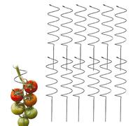 Tomato Twist Stake, Spiral Tomato Stakes for Climbing Plants, Twisted Plant Support Poles for Tomatoes, Garden Plant Cage Tower Supports (12 pcs)