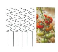 Tomato Twist Stake, Spiral Tomato Stakes, Plant Supports Spiral Tomato Cages, Climbing Plant Stake Tower Plant Supports (6 PCS)