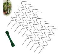 Tomato Twist Stake, Twisted Tomato Stakes, Plant Supports Spiral Tomatos Cages, Climbing Plant Supports, Spiral Plant Support for Potted Plants Rose Vine (10pcs)