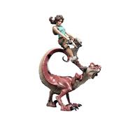 Tomb Raider Mini Epics Vinile Figura Lara Croft & Raptor 24 Cm Weta Workshop