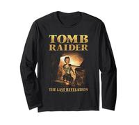 Tomb Raider The Last Revelation Cave Scene Retro Video Game Maglia a Manica