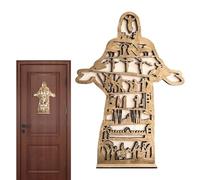 Tomba Kit Vassoio Pasquale, Cristiani Legno Gesù Decorazione Scena Pasquale, Ornamento Natività Gesù Pasqua Religioso, Cristiani Intagliati Scultura Desktop Pasqua, Per Decorazione Casa Chiesa