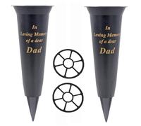 Tomba Memorial Punta Fiore Vaso Con Ondulato Orlo - Scelta Design