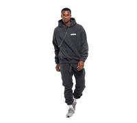 TOMBARRON Tuta da uomo per il tempo libero Oversized Fleece Tracksuit | M | Anthracite