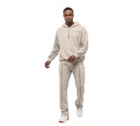 TOMBARRON Tuta da uomo per il tempo libero Quarter Zip Casual Tracksuit Oversize | M | Ashcolor