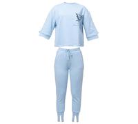 TOMBARRON Tuta per il tempo libero da donna 'Chain' Tracksuit with Oversize Top | XS | Blue