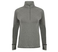 Tombo - maglia sportiva a maniche lunghe con cerniera sul collo - Donna (PC3042)