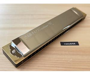 TOMBO No.3521 A Key TOMBO Premium 21 Tremolo Harmonica 21 fori dal Giappone