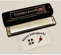 TOMBO Polyphonic Harmonica Band 21 Fori Chiave G# 3121 Coperchio in Acciaio I...