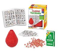 Tombola Classica Napoletana con numeri in legno Panariello in Plastica carte da gioco Napoletane Modiano