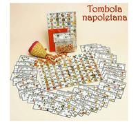 TOMBOLA NAPOLETANA CON CARTELLE SMORFIA CLASSICA NATALE CAPODANNO GIOCO NUMERI