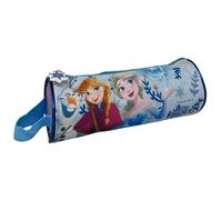 Tombolino Frozen Disney astuccio scolastico rotondo con manico scuola cancelleria organizer portapenne matite colori