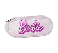 Tombolino ovale Barbie astuccio per bambine e ragazze scuola porta oggetti penne colori