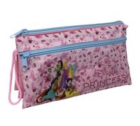 Tombolino Principesse Disney 3 Scomparti Astuccio Scuola 22x13,5x2 cm