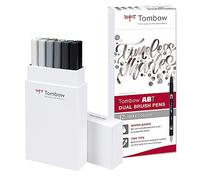Tombow ABT Dual Brush Pen - Grey (Pack of 12)