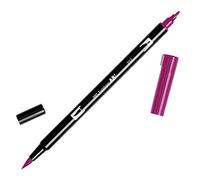 Tombow Pennarello ABT Dual Brush 757 – doppia punta – Port Red – Conf. da 6