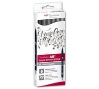 Tombow ABT ABT-6C-6 - Penna a due punte, perfetta per lettering manuale e bullet journal, acquerellabile, ABT-6C-6