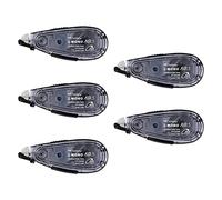 Tombow CT-CAX5C11-5P Mono Air Refill Type, 5 mm di larghezza, nero, set da 5