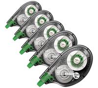 Tombow CT-YT4 - Confezione da 5 nastri correttori a scorrimento laterale, 4,2 mm x 10 m