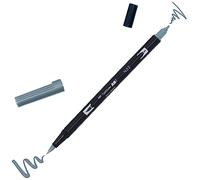 Tombow DUAL BRUSH-N52 - Pennarello a doppia punta a pennello, colore: Cool Grey 8