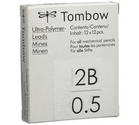 Tombow ex-05p-2b - Scatola 12 tubi con 12 mine, 0.5 mm