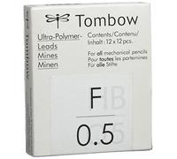 Tombow ex-05p-f - Scatola 12 tubi con 12 mine, 0.5 mm