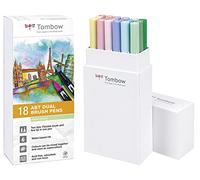 TOMBOW Fasermaler DUAL BRUSH PEN ABT, 18er-Set, Pastell-