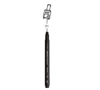 Tombow Fineliner MONO drawing pen, larghezza tratto 04 (circa 0,40 mm), inchiostro pigmentato, resistente all'acqua e alla luce, per schizzi, illustrare e disegnare, nero, WS-EFL-H-04