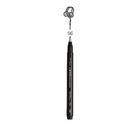 Tombow Fineliner MONO drawing pen, larghezza tratto 06 (circa 0,55 mm), inchiostro pigmentato, resistente all'acqua e alla luce, per schizzi, illustrare e disegnare, nero, WS-EFL-H-06