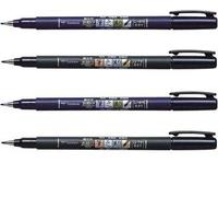 Tombow Fudenosuke Brush Pen - Soft Type & hard Type 2 Pens Arts Value set 2 Set
